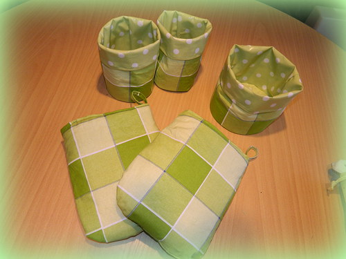 Prostírání "Zelené kostkování" — foto 5