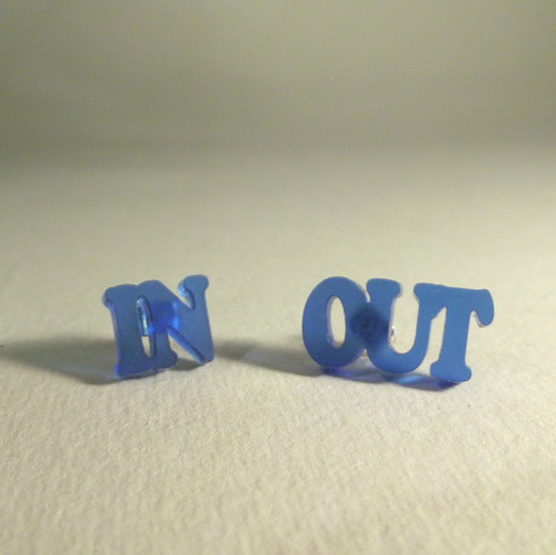 Náušnice "IN-OUT" — foto 3
