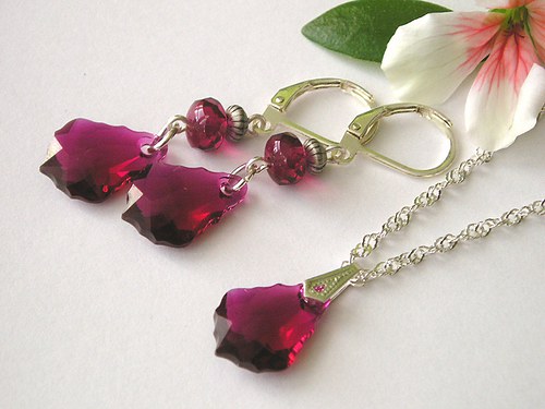 Swarovski sada Baroko Ruby — foto 3