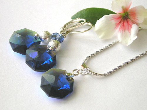 Swarovski sada Strass Dark Sapphire Blue AB — foto 3