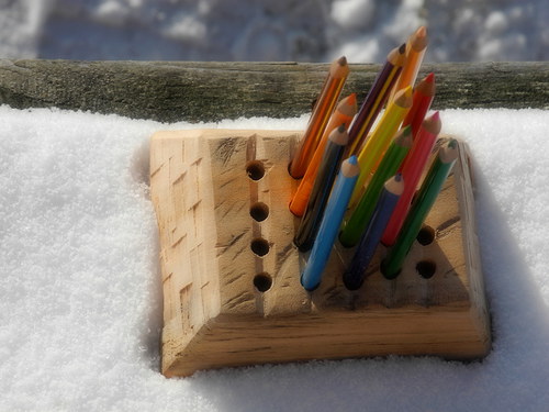Přírodní tužkovník ... na pastelky velký — foto 2
