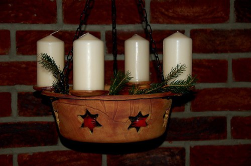 Závěsný adventní svícen-na obj!!! — foto 3