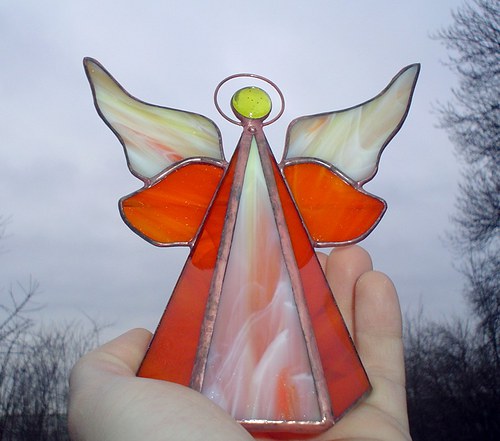 Andělský svícen "oranžový" — foto 2