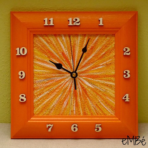 Hodiny - Oranžové... — foto 2