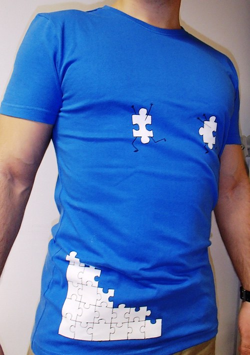 Tričko pánské Puzzle — foto 2