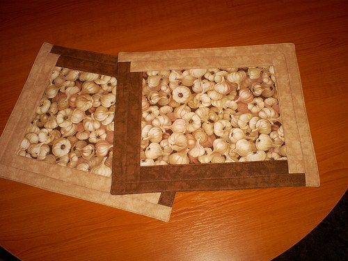 Česnekové prostírání - protiupíří — foto 2
