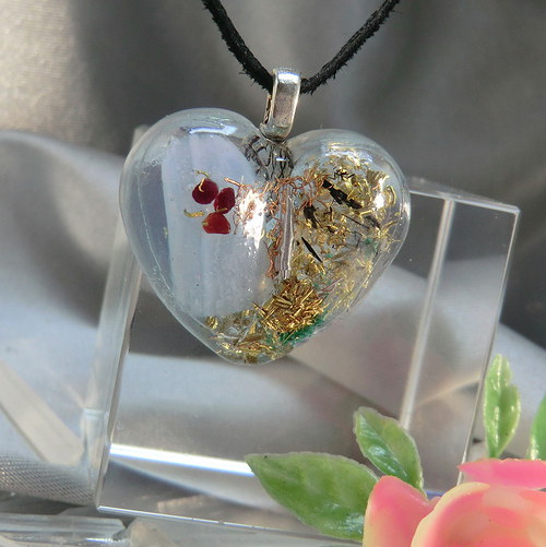 Orgonit * Magické srdíčko (3) s chalcedonem — foto 5