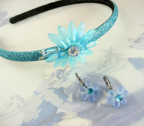 Náušničky : " Blue girl " — foto 3