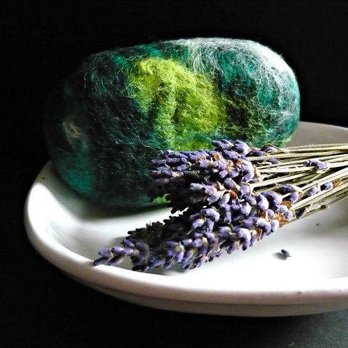 Plstěné mýdlo - Natural & care — foto 3