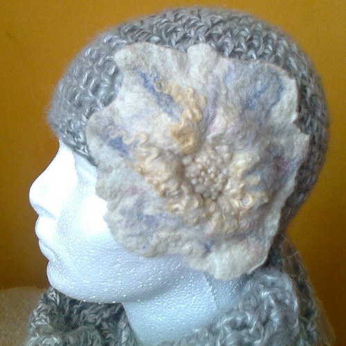 Háčkovaná čepice a šála - na přání — foto 2