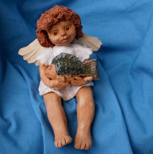 Andílek s kaprem-13cm — foto 2