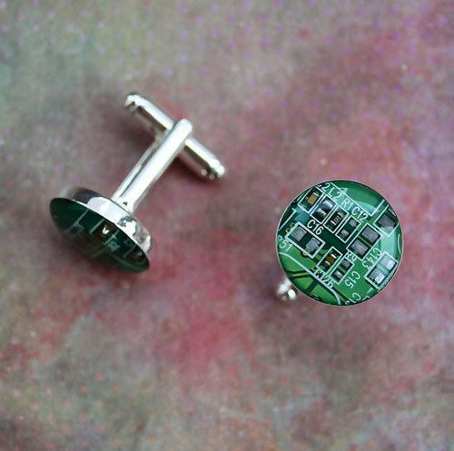 IT manžetové knoflíčky /green/ — foto 2