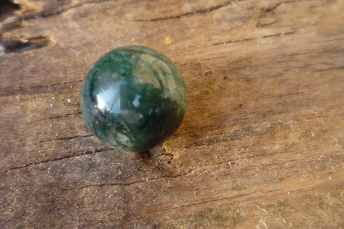 Kulička -mechový achát č. L8681 — foto 2