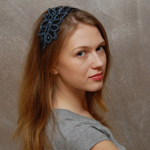 Julietta černá ... čelenka AKCE!!! — foto 6