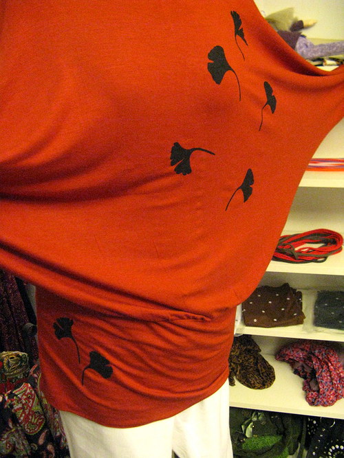 Lístky ginko...., vel. L-XXL — foto 2