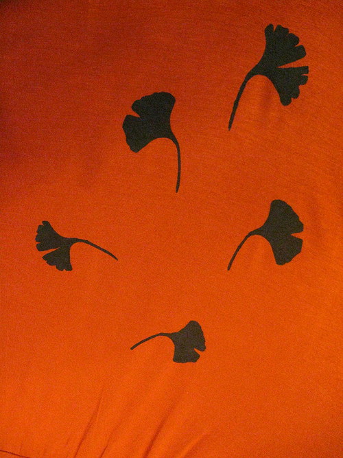 Lístky ginko...., vel. L-XXL — foto 4