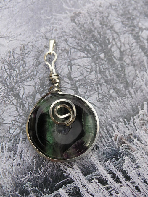 Přívěsek s fluoritem — foto 2