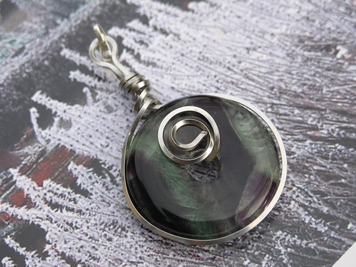Přívěsek s fluoritem — foto 3