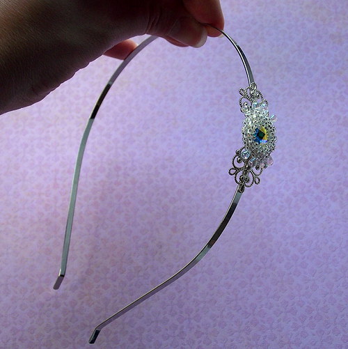 Rosněnka Romantická - Swarovski...čelenka... — foto 5
