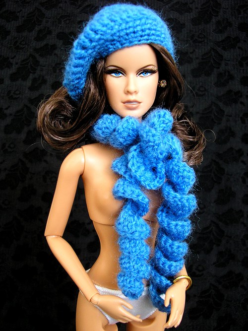 Modrá zimní souprava pro Barbie — foto 2