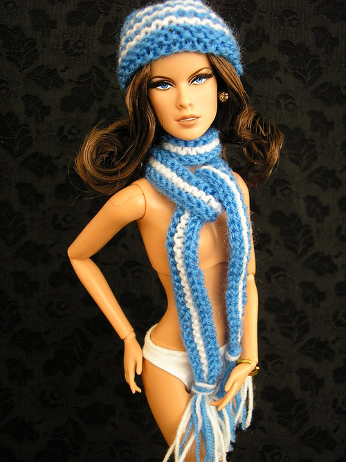 Modrá zimní souprava pro Barbie — foto 2