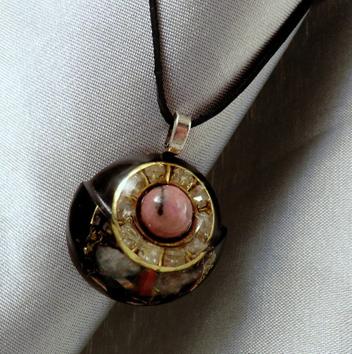 Orgonitový šperk 8 *** s Rodonitem — foto 5