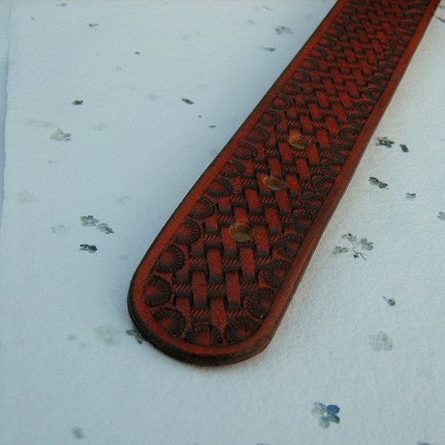 Náramek Biker Boy 30 - saddle tan — foto 2
