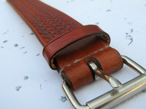 Náramek Biker Boy 30 - saddle tan — foto 4
