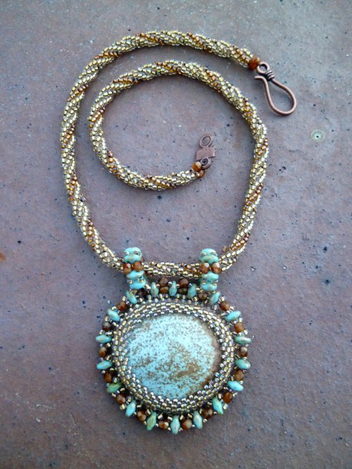 Antique turquoise - náhrdelník — foto 3