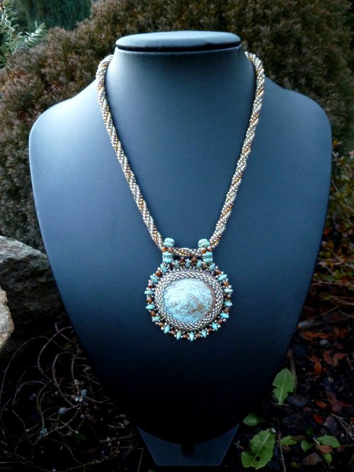 Antique turquoise - náhrdelník — foto 5