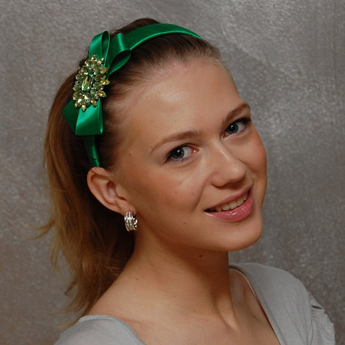 Smaragdový poklad ... čelenka — foto 2