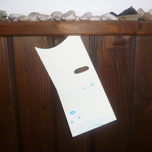 Papírové Přáníčko - modré — foto 2