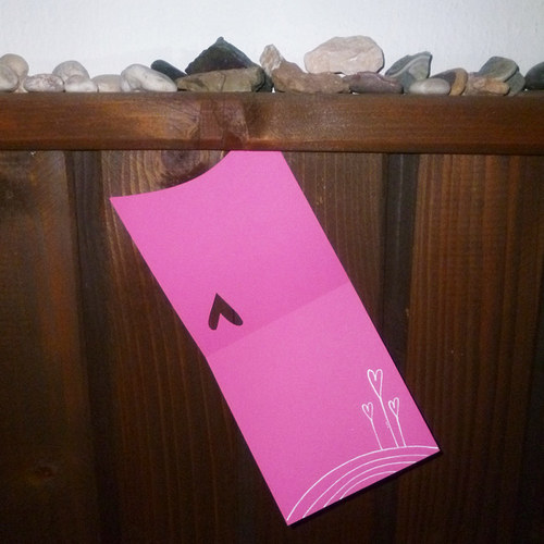 Papírové Přáníčko - růžové — foto 2