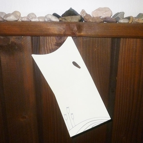Papírové Přáníčko - modré — foto 2