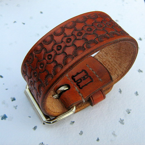 Náramek Biker Boy II 30 - saddle tan — foto 2
