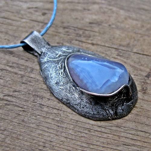 Éterická – náhrdelník s chalcedonem — foto 2