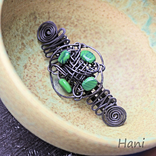 Tajemný amulet - spona 7 cm — foto 2