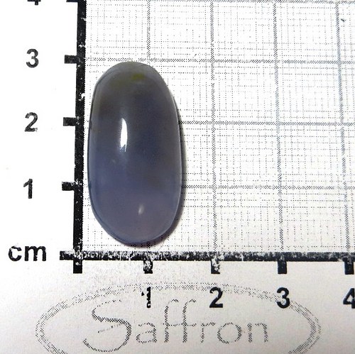 Extra Modrý chalcedon ,kabošon č.4 — foto 2