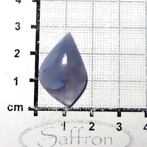 Extra Modrý chalcedon ,kabošon č.6 — foto 2