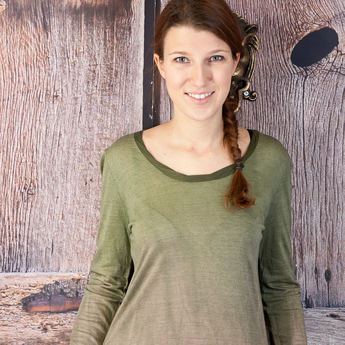 Triko přetočený výstřih - vel.L — foto 2