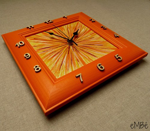 Hodiny - Oranžové... — foto 2