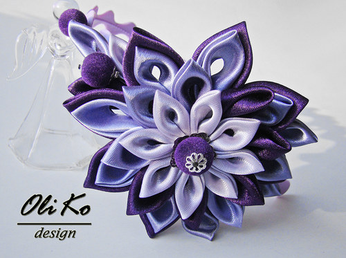 Čelenka kanzashi — foto 2