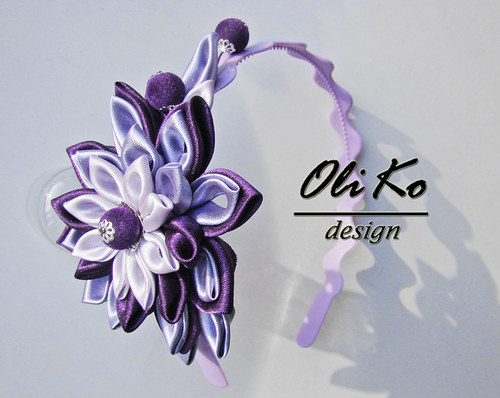 Čelenka kanzashi — foto 3