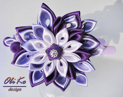 Čelenka kanzashi — foto 4