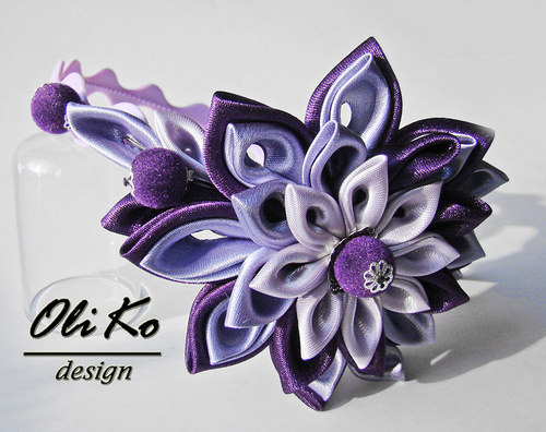 Čelenka kanzashi — foto 5