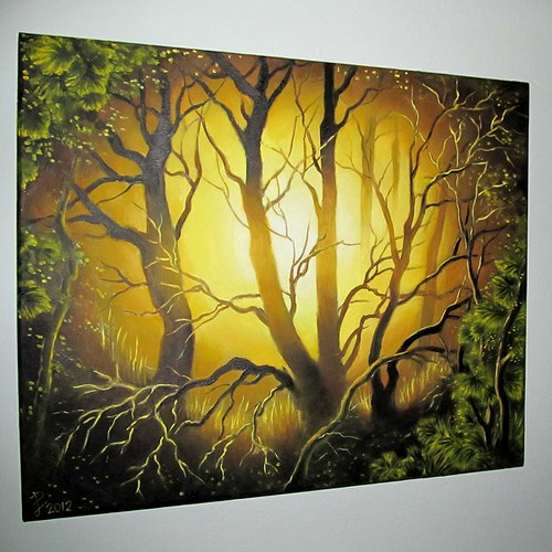 Šerosvit - olejomalba 40 x 50 cm — foto 3