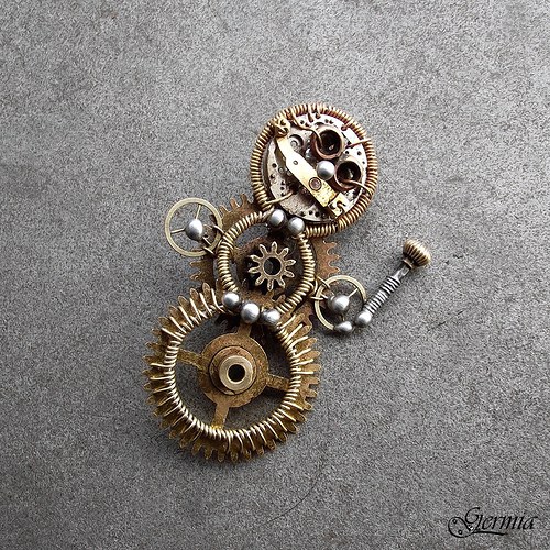 Steamhulák - mechanický brožový — foto 2