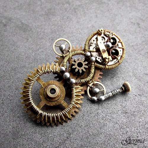 Steamhulák - mechanický brožový — foto 3