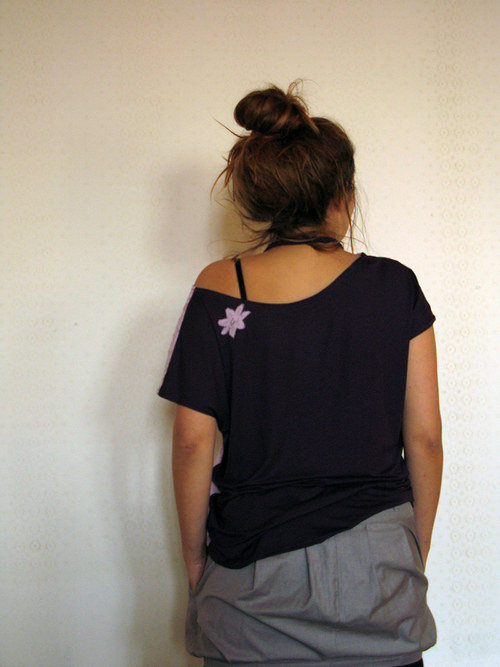 Fialové triko — foto 2