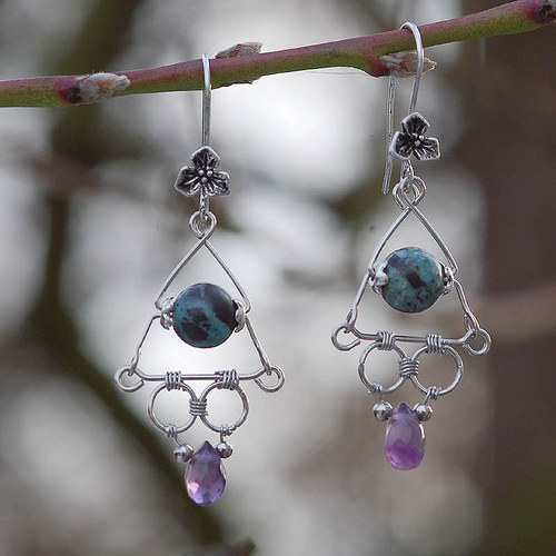 Larimar s ametystem — foto 2